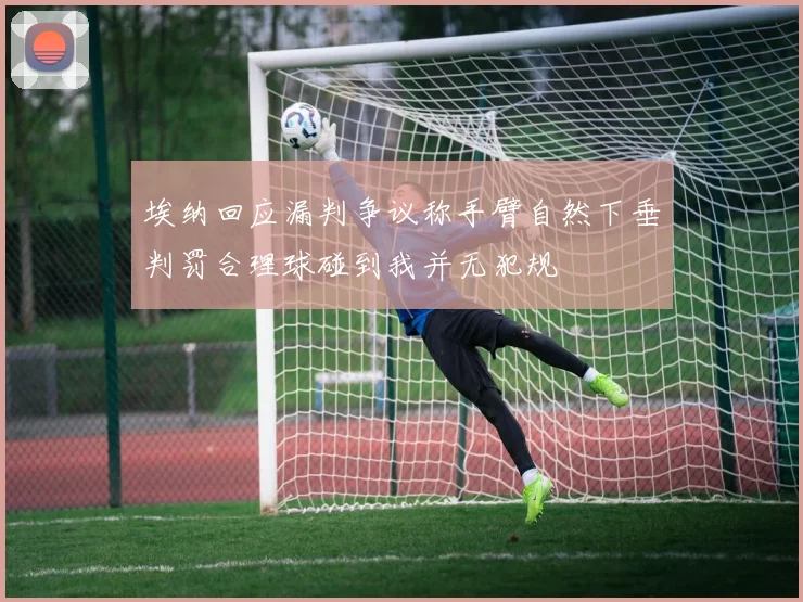 埃纳回应漏判争议称手臂自然下垂判罚合理球碰到我并无犯规